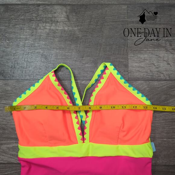 Popvil Colorblock One Piece Swimsuit Size M - Picture 5 of 7